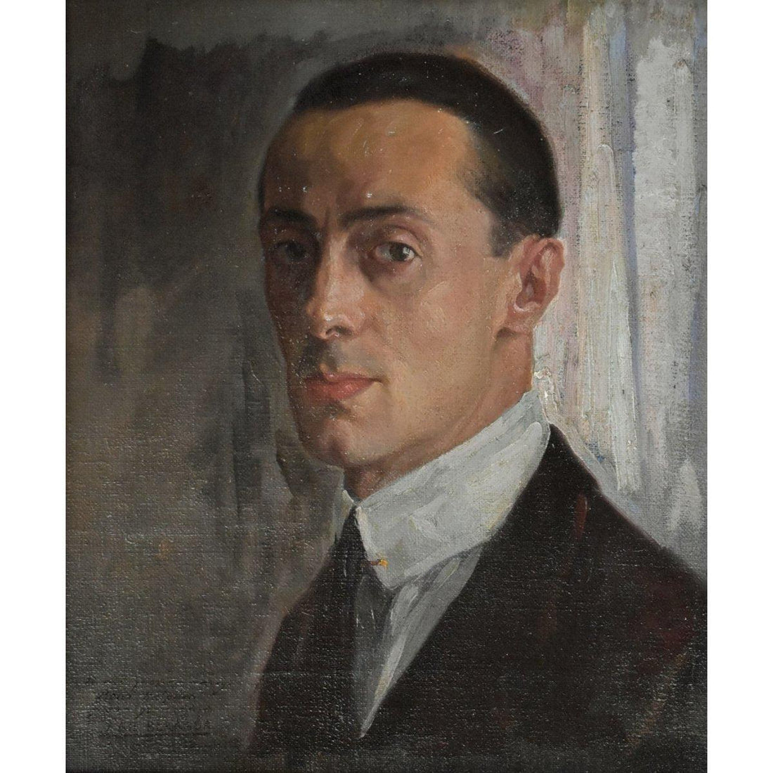 Justino Gil Bergasa - Portrait of René Halphen - Winckelmann Gallery