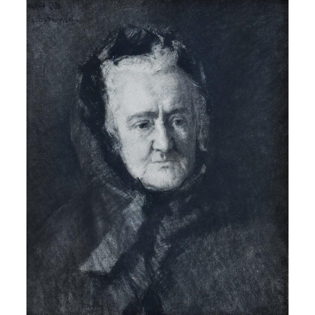 Léon Ostrowski – Portrait of Louise Ackermann - Winckelmann Gallery
