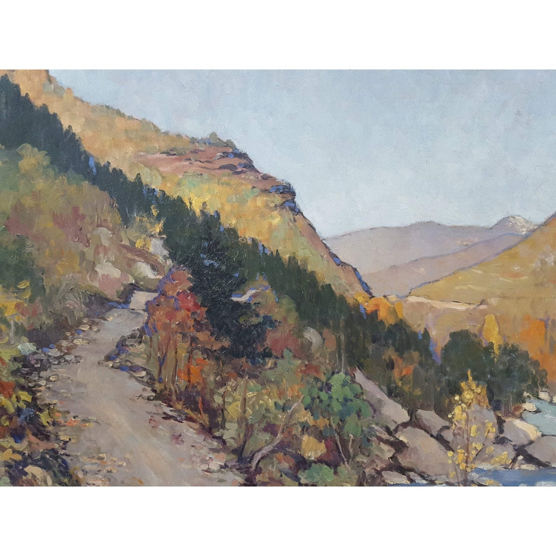 Louis Lachat - Mountain Landscape - 1938 - Winckelmann Gallery
