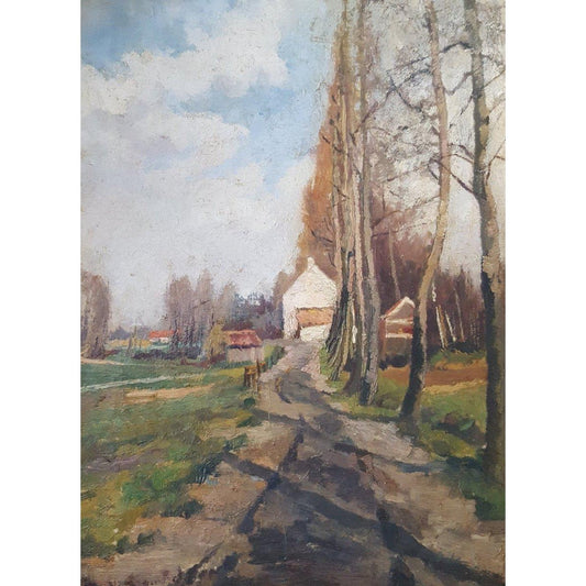 Marguerite de Granchel - Farm Lane - Circa 1930 - Winckelmann Gallery