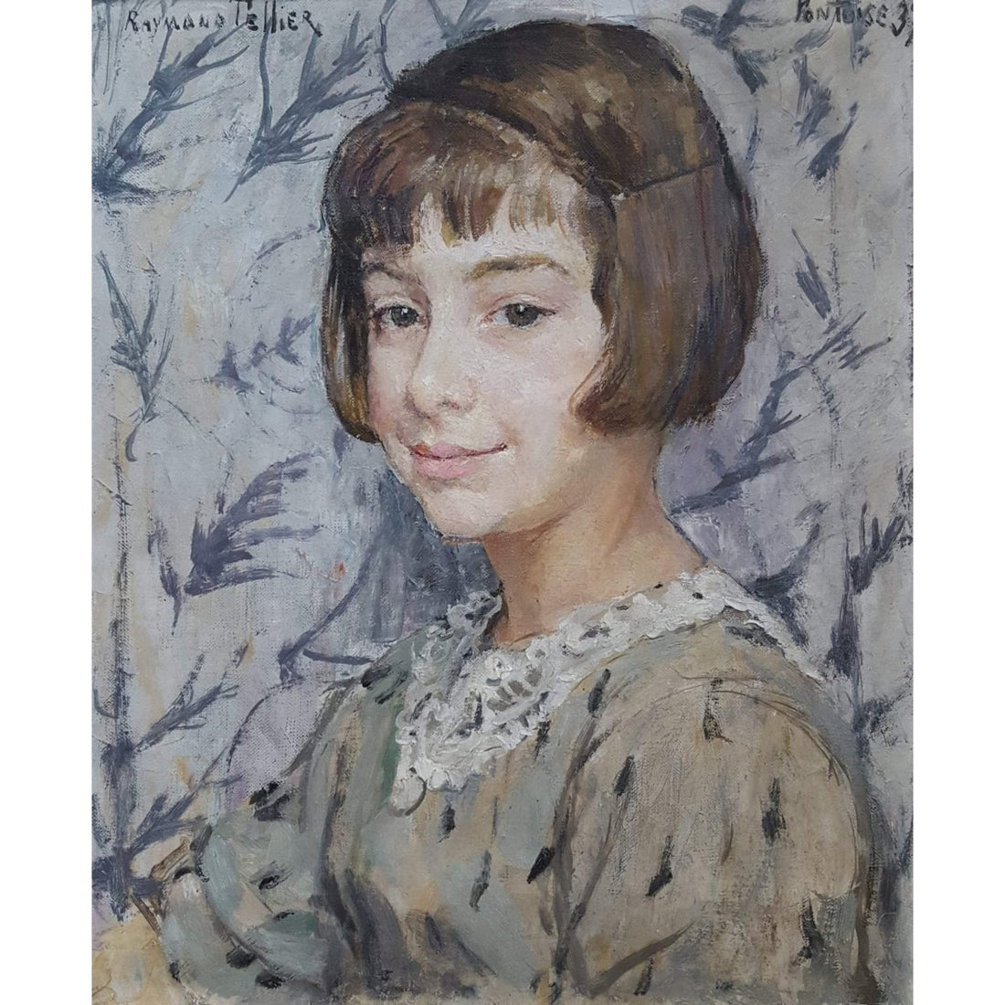 Raymond Tellier – Portrait of a Young Girl – 1937 - Winckelmann Gallery