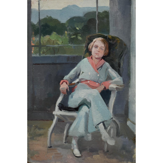 Seated Woman Portrait - Odette Durand - Winckelmann Gallery