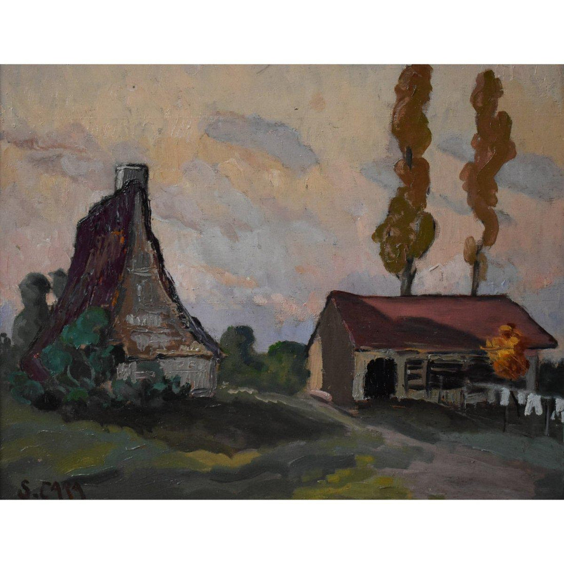 Stéphane Cara – Farm Landscape - Winckelmann Gallery