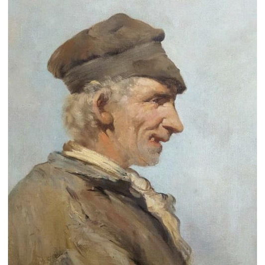 The Old Fisherman – French School - Winckelmann Gallery