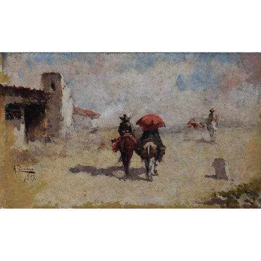 Travellers on Horseback - Andrés Gimeno - Winckelmann Gallery