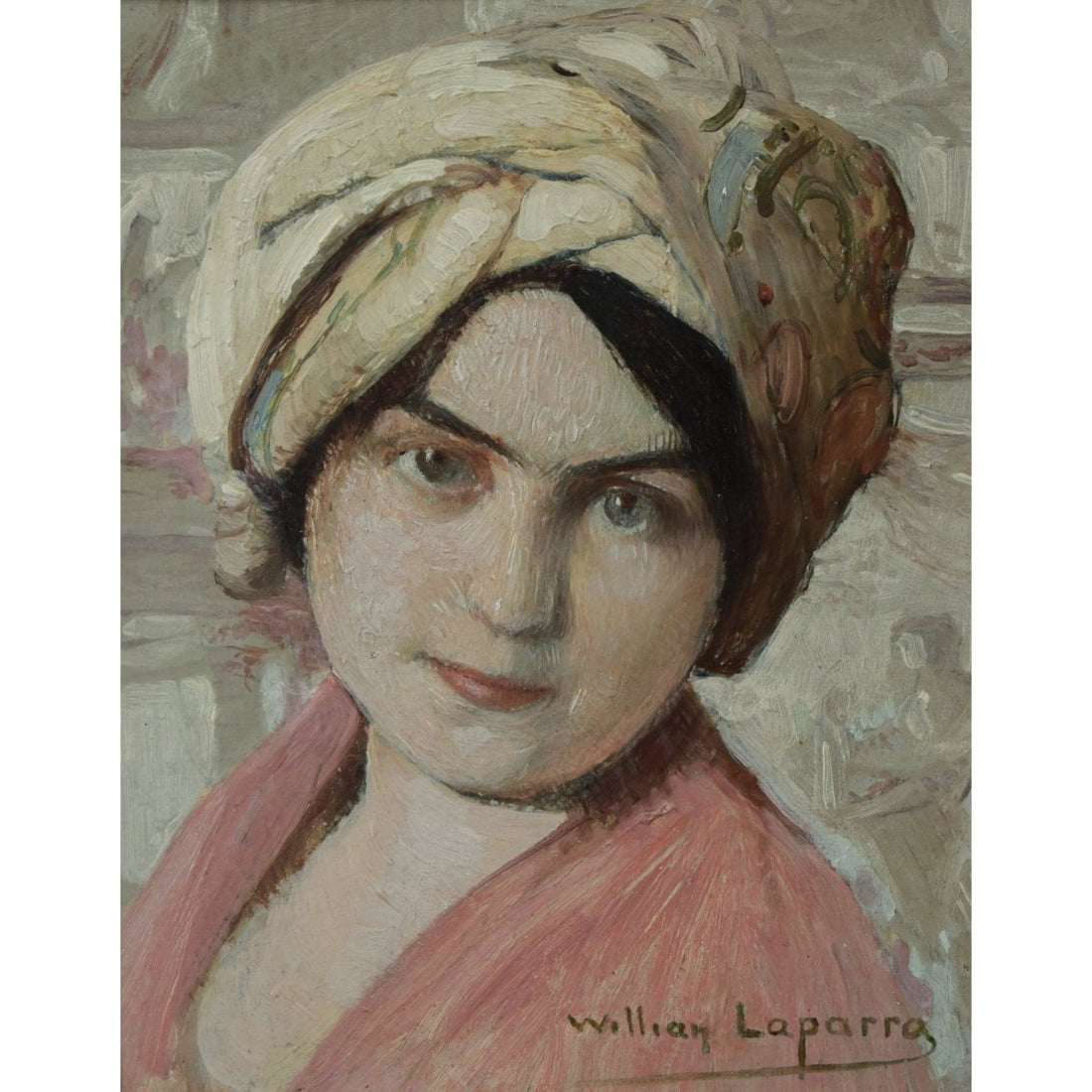 William Laparra – Young Woman with Turban - Winckelmann Gallery