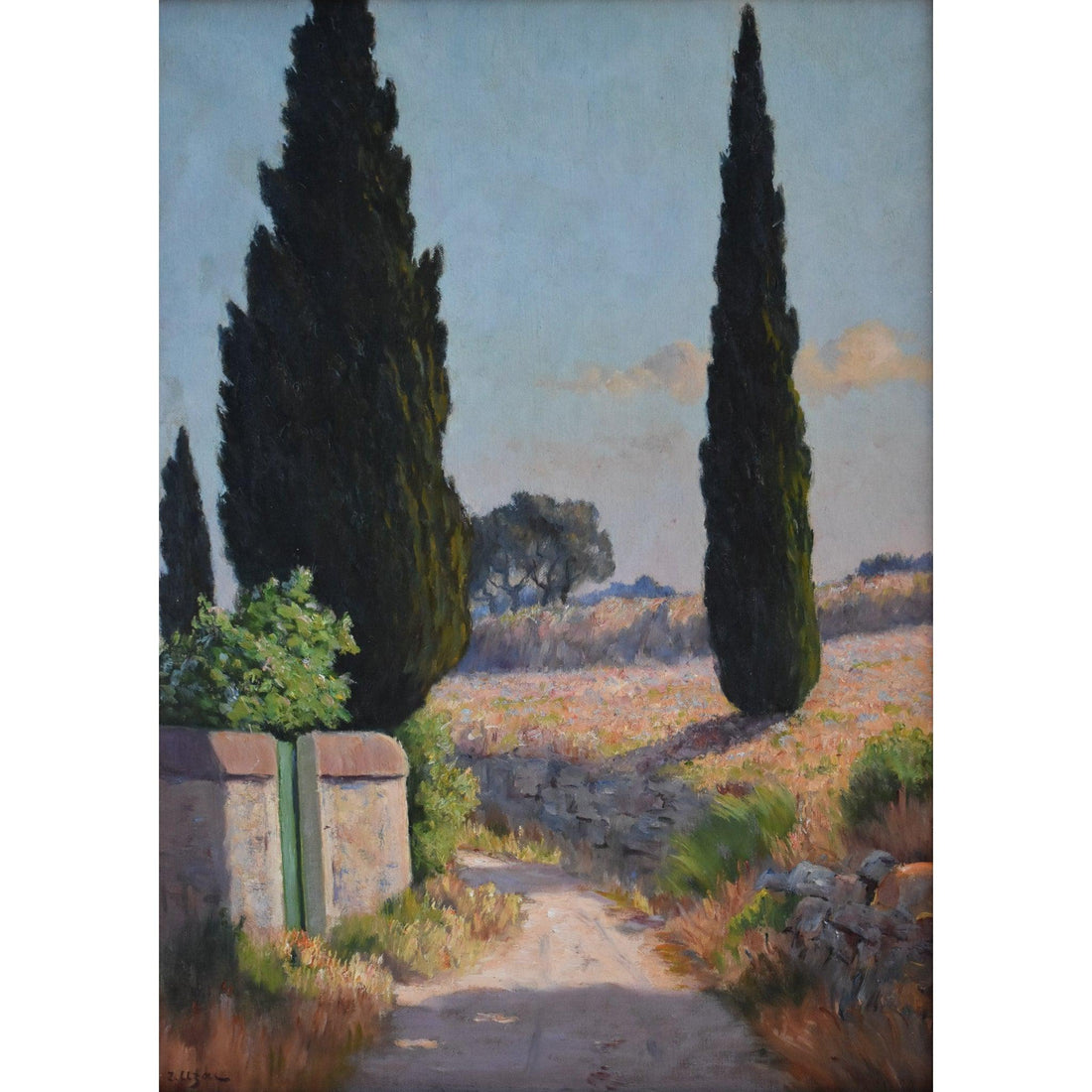 Zénon Uzac  - Landscape in Provence - Winckelmann Gallery