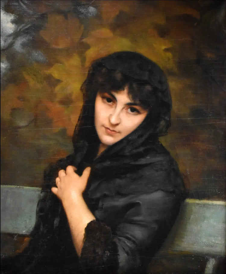 Authentic portrait paintings from French and European schools, 17th-20th century, featuring aristocrats and historical figures in oils, pastels and engravings