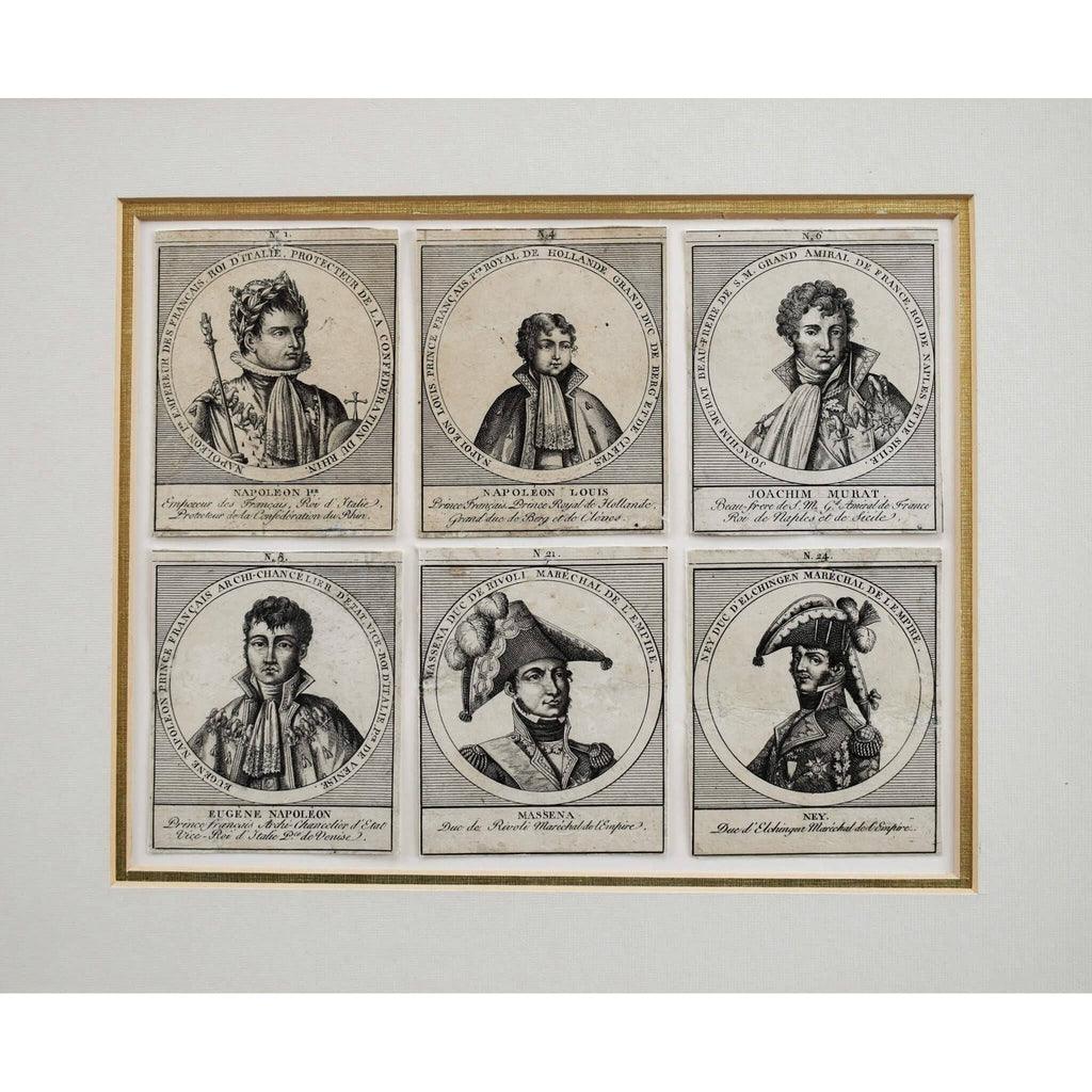 19th century French school engraving portraits Napoleon era Winckelmann Gallery