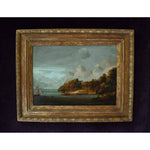 19th century European school oil painting coastal landscape Winckelmann Gallery