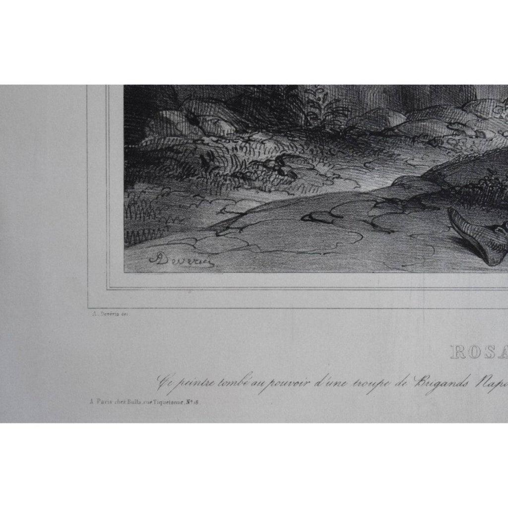 Publisher stamp François Bulla Lemercier Benard Achille Devéria 1838
