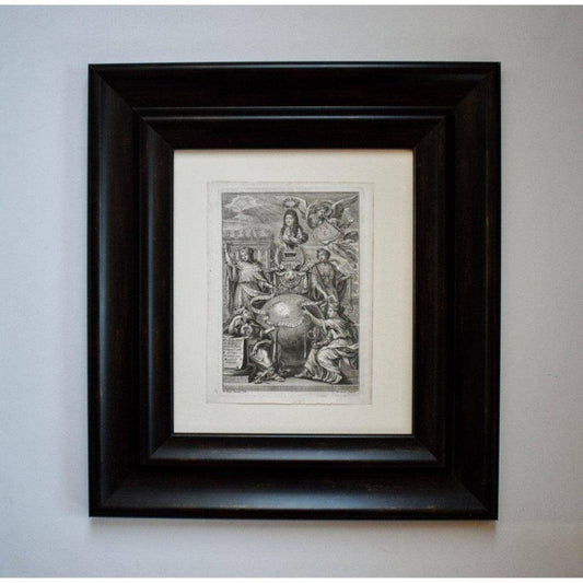 Cornelis Vermeulen 17th century engraving allegory of Louis XIV Winckelmann Gallery