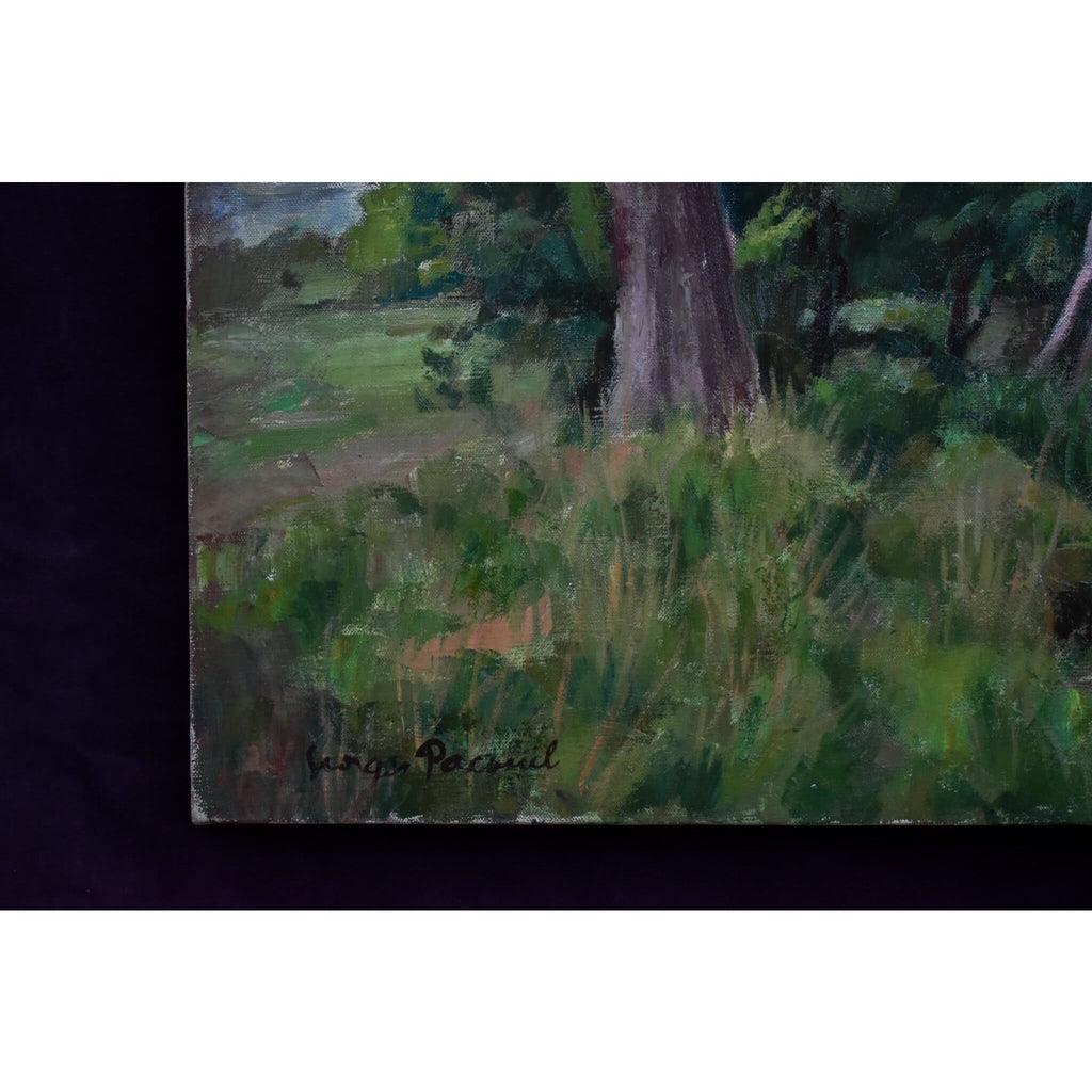 Artist signature detail Georges Pacouil lower left corner
