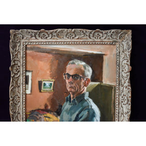 Georges Pacouil oil painting self-portrait artist Winckelmann Gallery