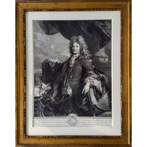 Gérard Edelinck engraving portrait of Charles d'Hozier after Rigaud Winckelmann Gallery 