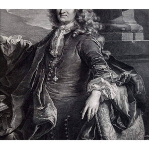 Gérard Edelinck engraving portrait of Charles d'Hozier after Rigaud Winckelmann Gallery 