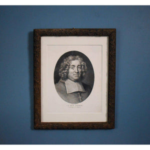 Gérard Edelinck engraving portrait of Jean Baptiste Michel Colbert Winckelmann Gallery