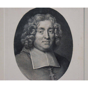 Gérard Edelinck engraving portrait of Jean Baptiste Michel Colbert Winckelmann Gallery