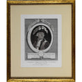Nicolas Le Vachez 1789 engraving Louis Philippe Orleans in gilt frame
