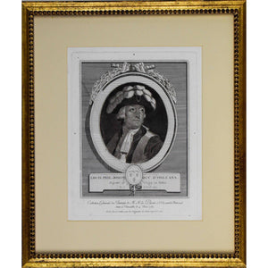 Nicolas Le Vachez engraving portrait of Louis Philippe of Orleans Winckelmann Gallery