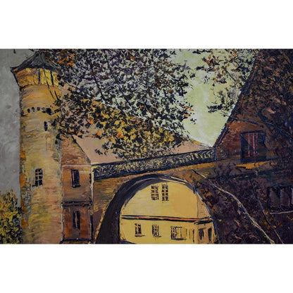 Otto Rut oil painting depicting a Fürstenau castle landscape Winckelmann Gallery