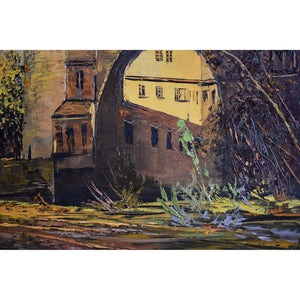 Otto Rut oil painting depicting a Fürstenau castle landscape Winckelmann Gallery