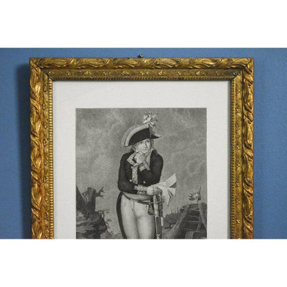 Philippe Lefèvre engraving portrait of the general Pichegru Winckelmann Gallery