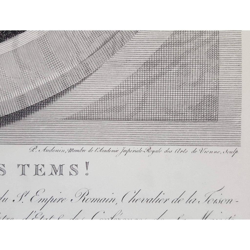 Lower margin detail Il n'est plus tems Audouin signature