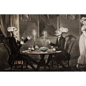 Thomas Rowlandson etching print entitled A Tragic Story At Avignon Winckelmann Gallery