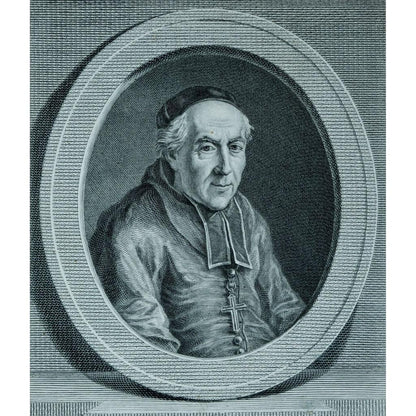Vincenzio Vangelisti engraving portrait of Louis François Orléans De La Motte Winckelmann Gallery