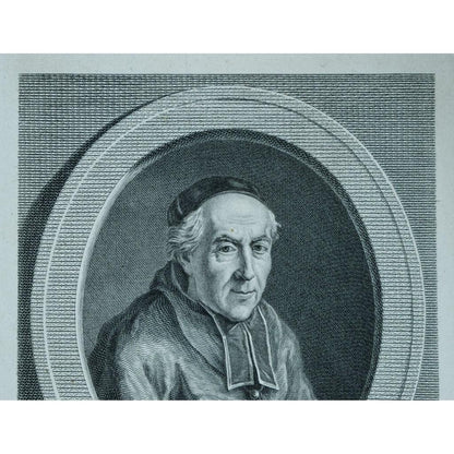 Vincenzio Vangelisti engraving portrait of Louis François Orléans De La Motte Winckelmann Gallery
