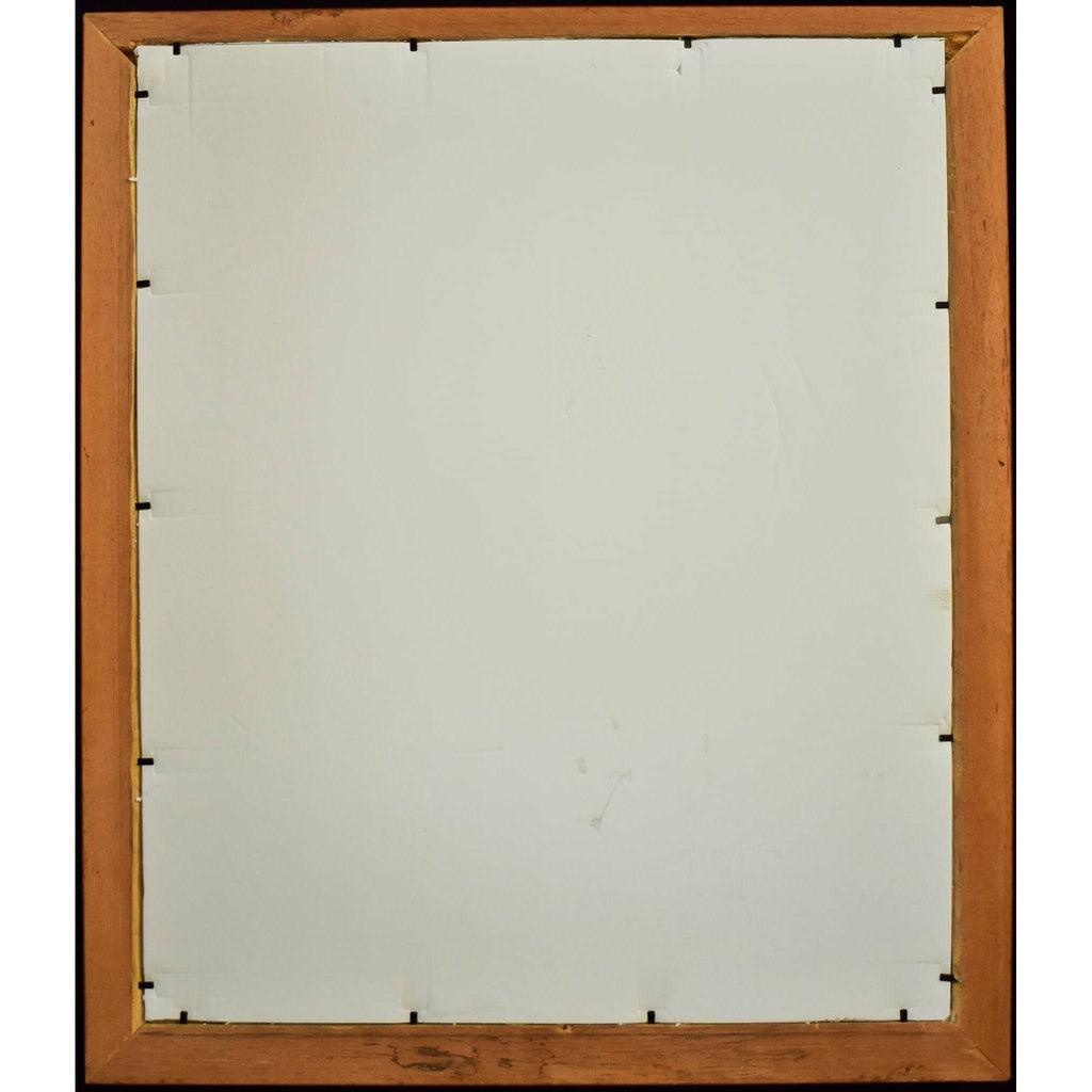 Verso back of Lefevre pastel showing paper France 1881
