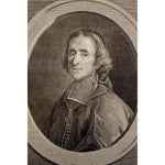 Augustin de Saint Aubin copper etching portrait of François Fenelon Winckelmann Gallery