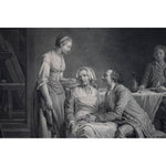 Charles Bervic engraving scene entitled The Request Granted Winckelmann Gallery