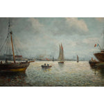 Darcy Morell oil painting harbour seascape for sale Winckelmann Gallery