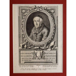 François Hubert engraving portrait of Louis D'Orléans de la Motte Winckelmann Gallery