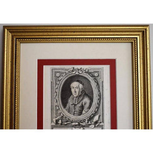 François Hubert engraving portrait of Louis D'Orléans de la Motte Winckelmann Gallery