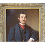 Franz Sterrer oil painting portrait of a man for sale at Winckelmann Gallery