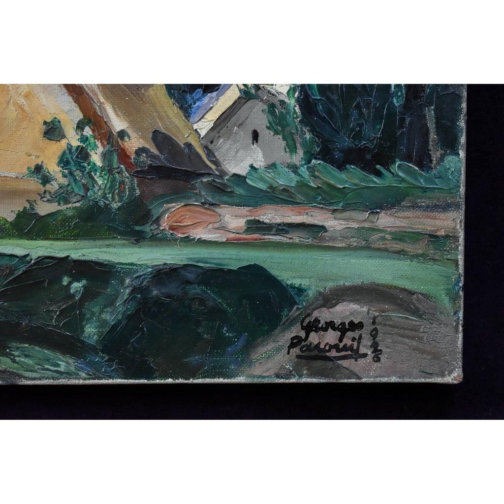 Artist signature and date Georges Pacouil lower right 1926
