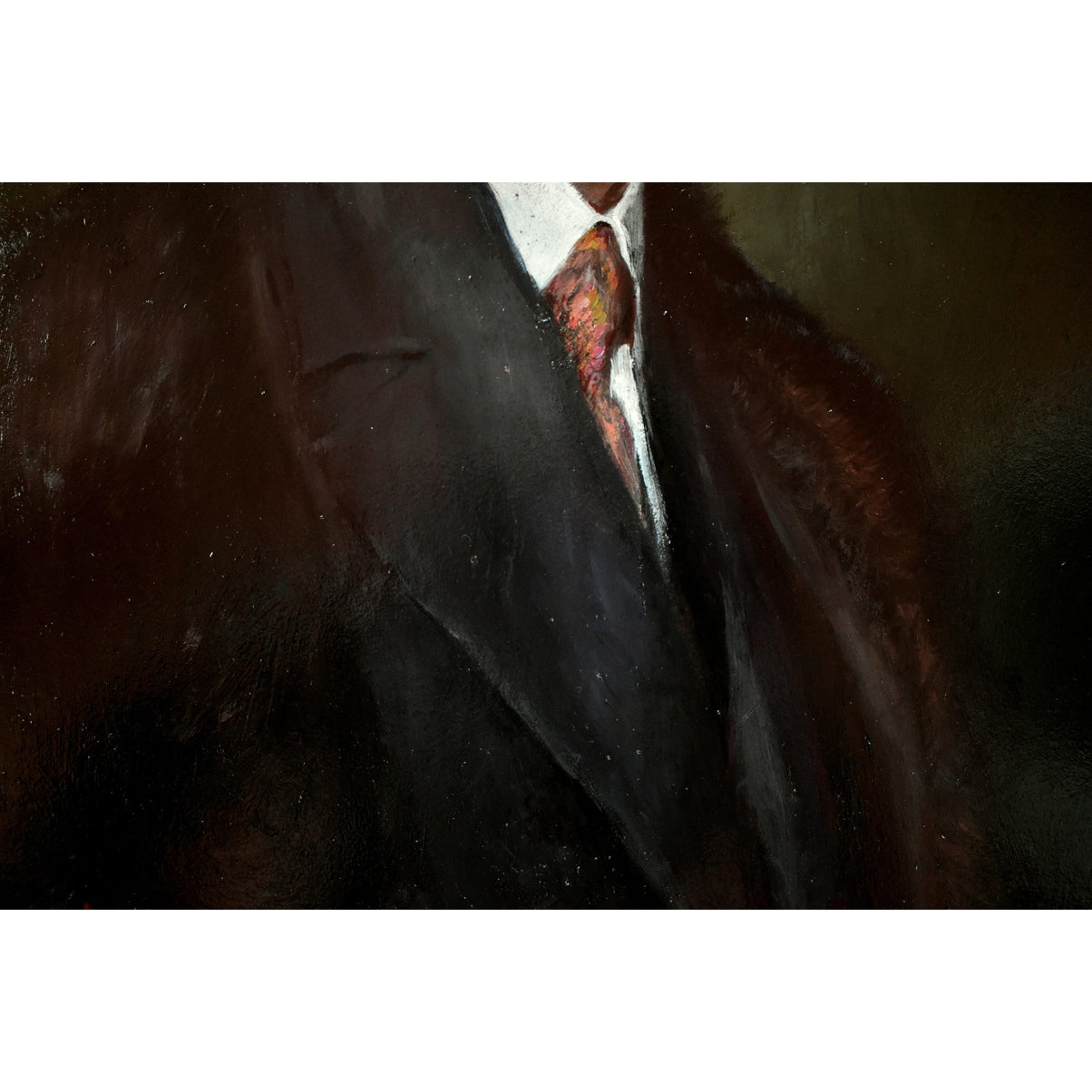 1932 oil portrait painting distinguished gentleman Ilda von Ernst-Lange vintage art