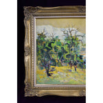 Jacques Sokol oil painting depicting a landscape of Provence Winckelmann Gallery