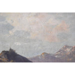 Leberecht Lortet oil painting depicting a mountain landscape Winckelmann Gallery