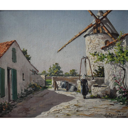 Max Chailloux - Rural Windmill Scene
