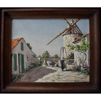 Max Chailloux - Rural Windmill Scene