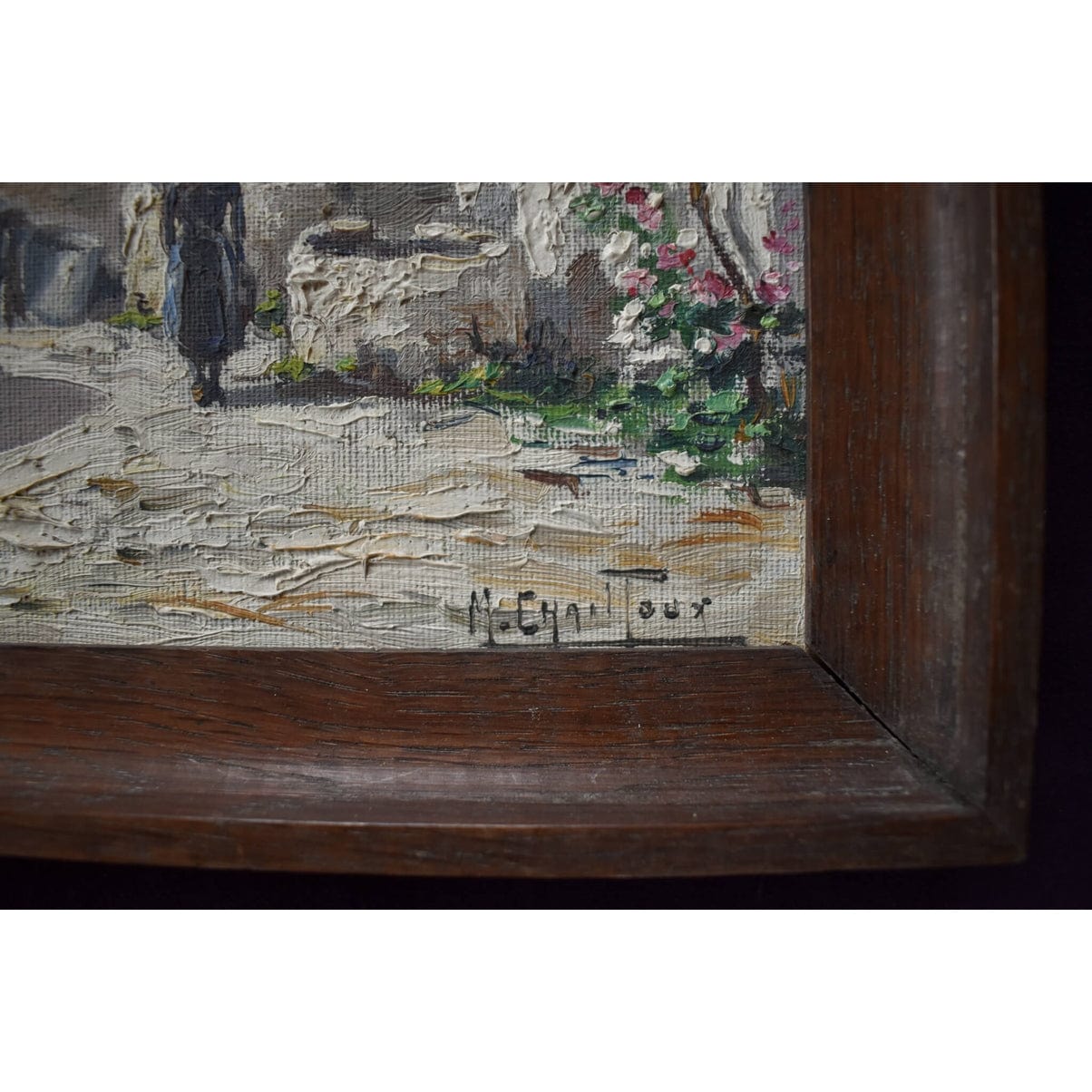 Artist signature detail Max Chailloux lower right corner 1940
