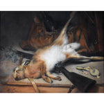 Michel Fronti pastel drawing depicting a still life with a hare Winckelmann Gallery