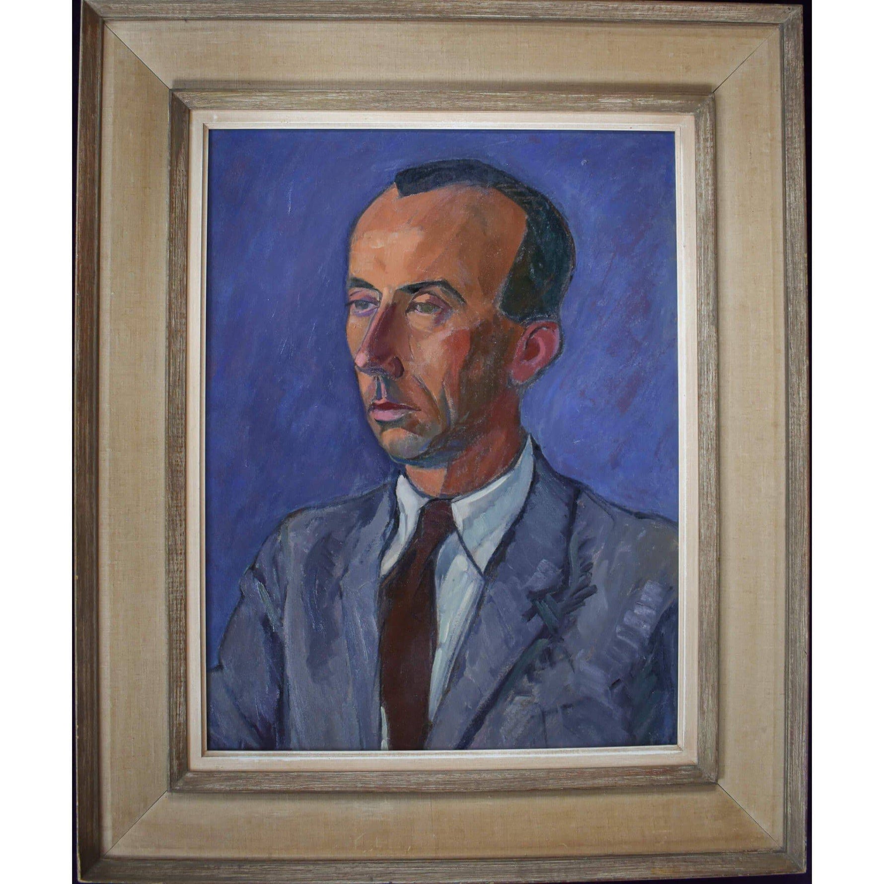 Paul Rivoire oil painting depicting a portrait of a man Winckelmann Gallery