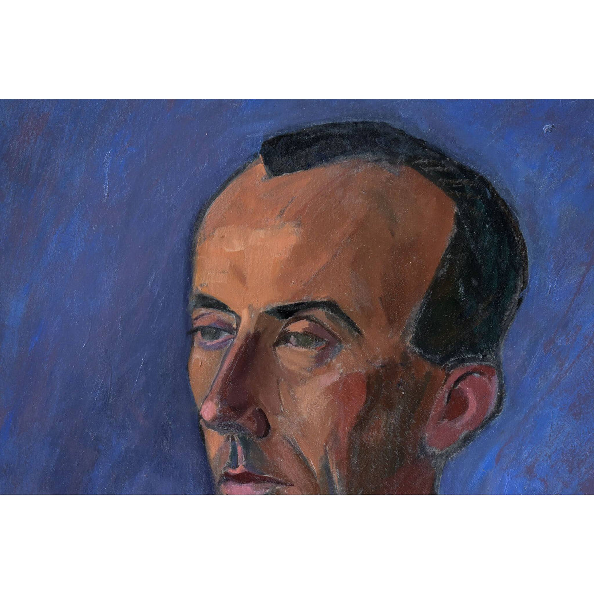 Paul Rivoire oil painting depicting a portrait of a man Winckelmann Gallery