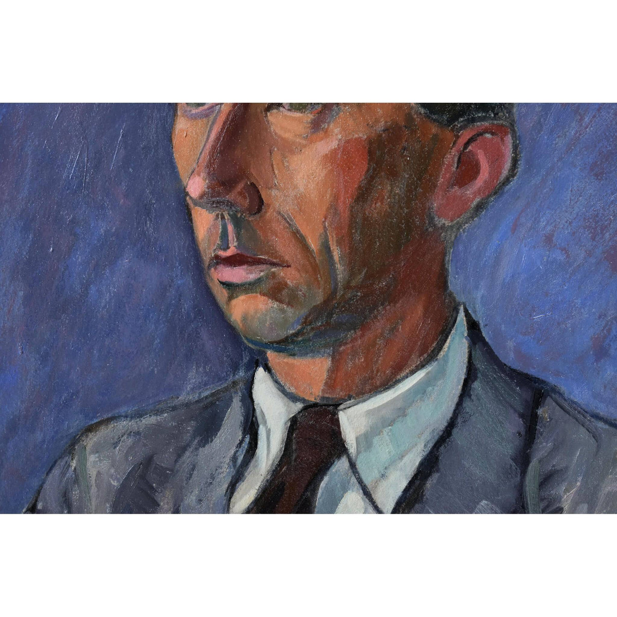 Paul Rivoire oil painting depicting a portrait of a man Winckelmann Gallery