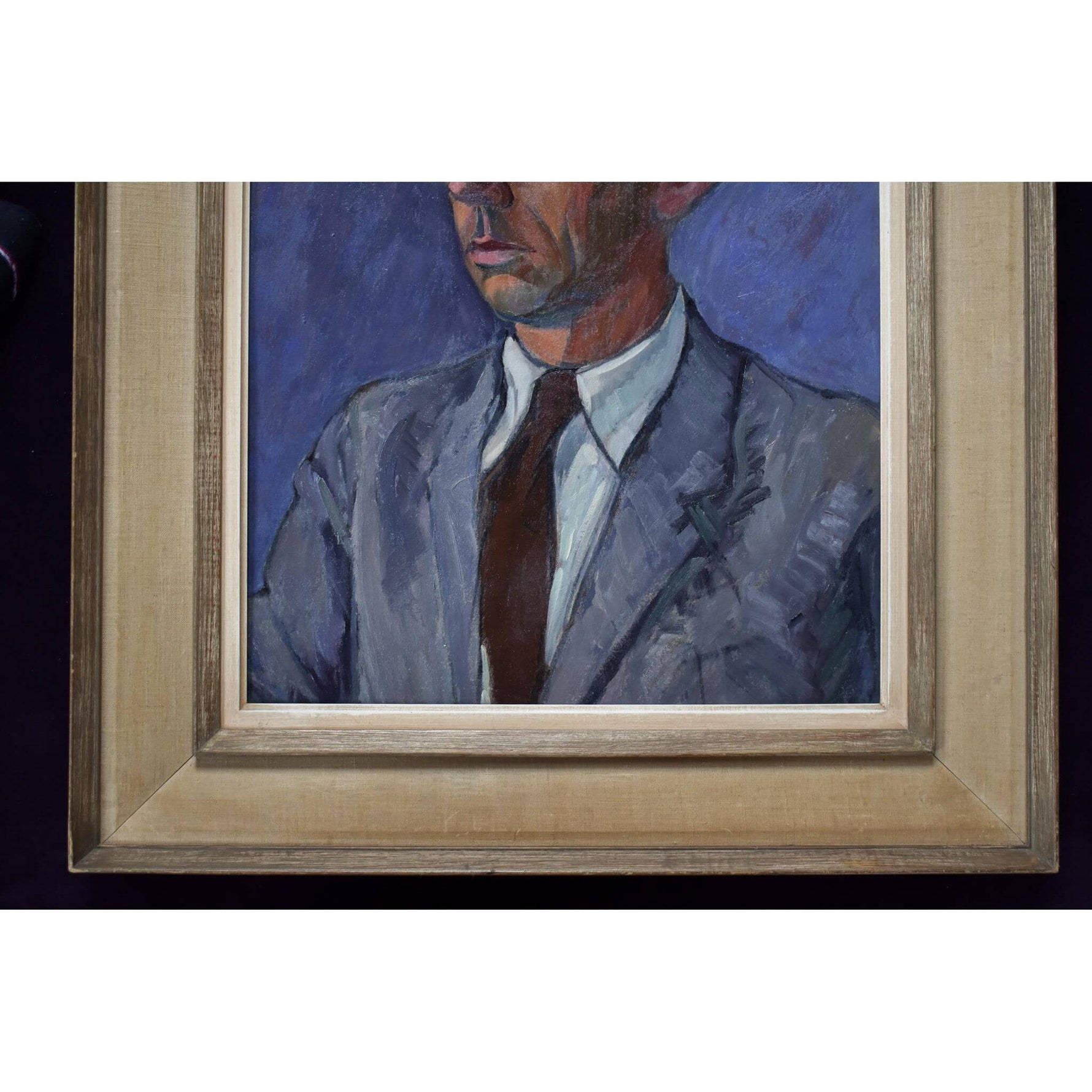 Paul Rivoire oil painting depicting a portrait of a man Winckelmann Gallery